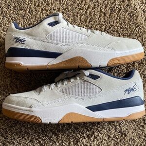 Air Jordan Flight Court, grey and navy, Size 12.